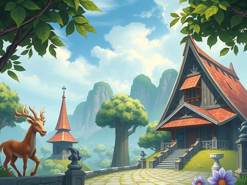 Scented Saga game world